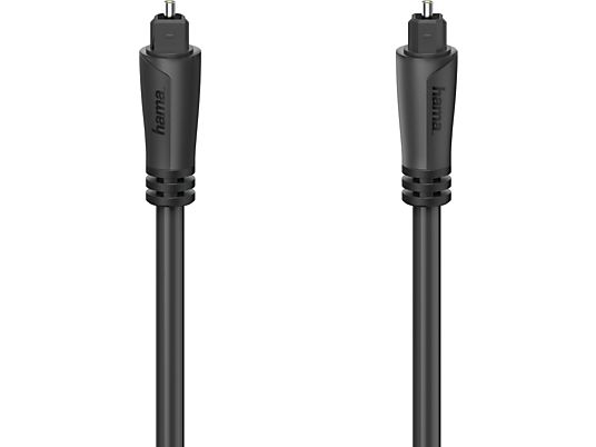 HAMA 00205135 CABLE OPT M/M 3M - Audio-Lichtleiter-Kabel (Schwarz)