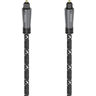 HAMA 00205139 CABLE OPT M/M 1.5M - Câble de Fibre Optique Audio (Noir)