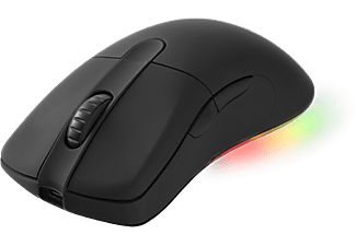 DELTACO DM430 - Souris Gaming, Sans fil, Optique avec diodes laser, 16000 dpi, Noir