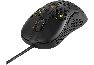 DELTACO DM420 - Souris Gaming, Filaire, 6400 dpi, Noir