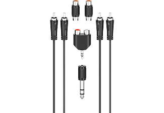 HAMA 00205175 RCA CONENCTION SET - Câble audio (Noir)