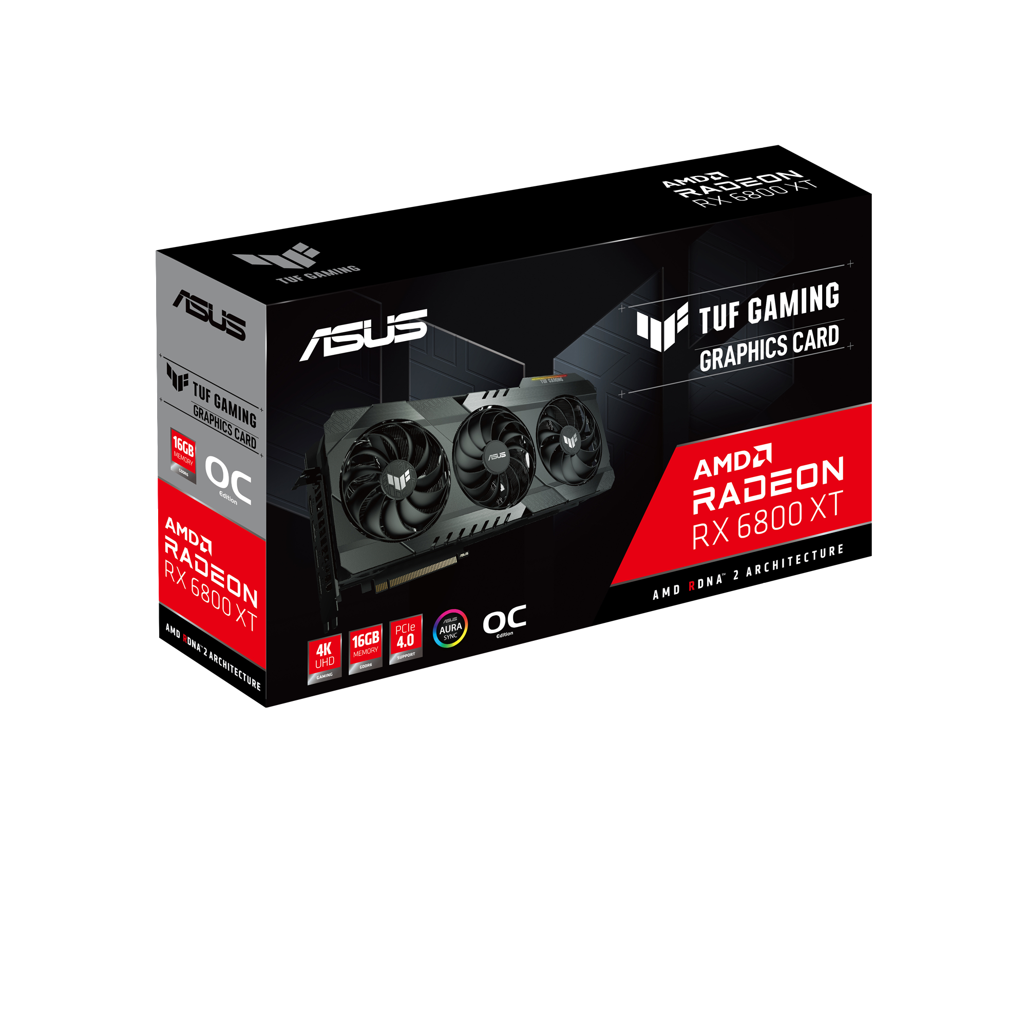 ASUS Radeon TUF RX6800XT 16 GB Gaming (90YV0FL1-M0NM00) (AMD, Grafikkarte)