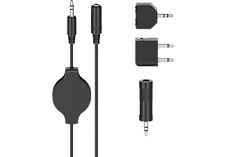 HAMA 00205180 - Flugreiseadapter-Set (Schwarz)