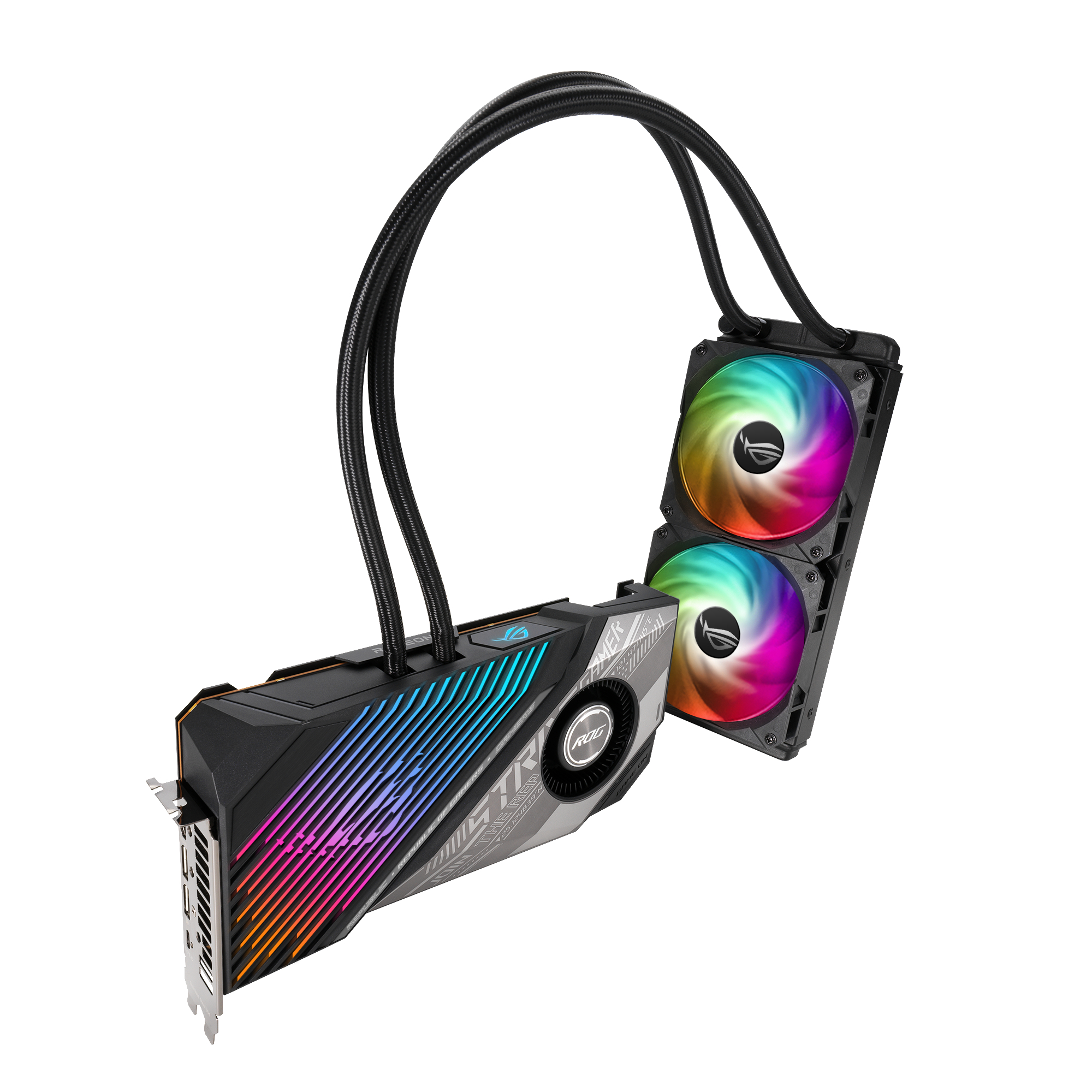 ASUS Radeon ROG STRIX LC RX6800XT 16GB (90YV0FL0-M0NM00) (AMD, Grafikkarte)