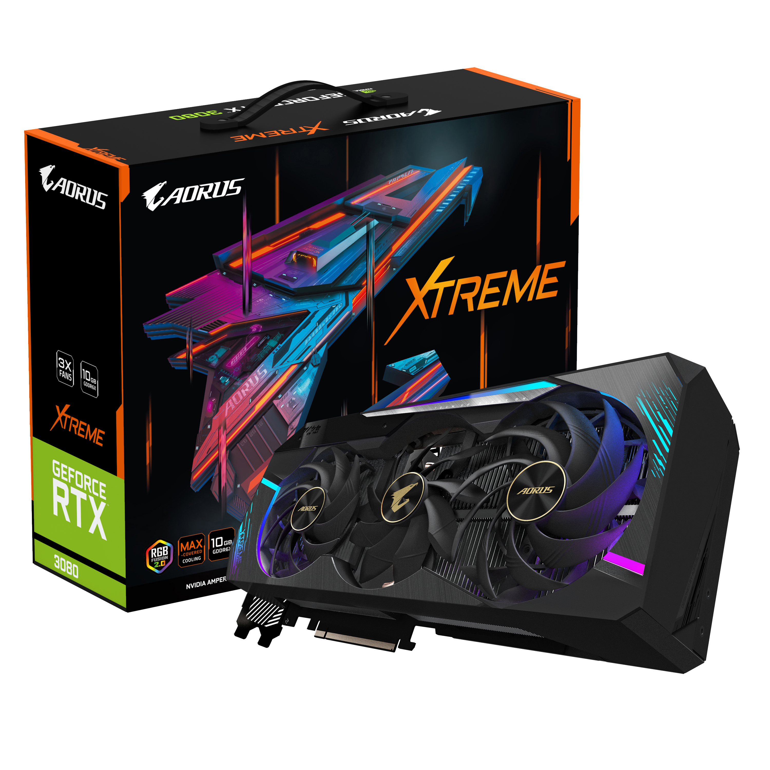 GIGABYTE GeForce RTX™ 3080 Aorus Xtreme 10GB (GV-N3080AORUS X-10GD) (NVIDIA, Grafikkarte)