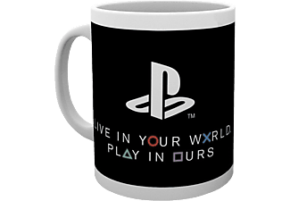 GB EYE LTD PlayStation: World - Tasse (Noir)