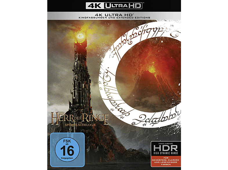 Der Herr der Ringe Extended Edition Trilogie 4K Ultra HD Bluray auf 4K Ultra HD Bluray online