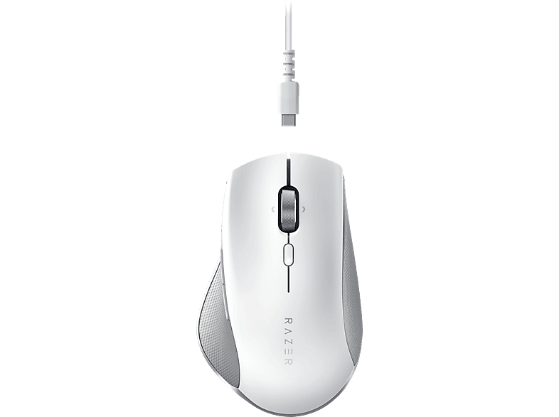 RAZER Pro Click Maus, Weiß Maus Kabelgebunden in Weiß online 