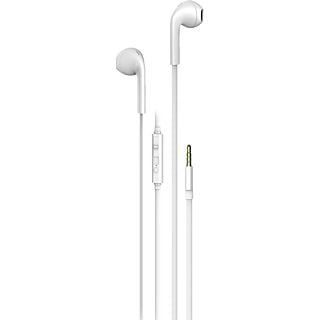 VIVANCO 61741 In-Ear Headset, Eggshape Design, weiß
