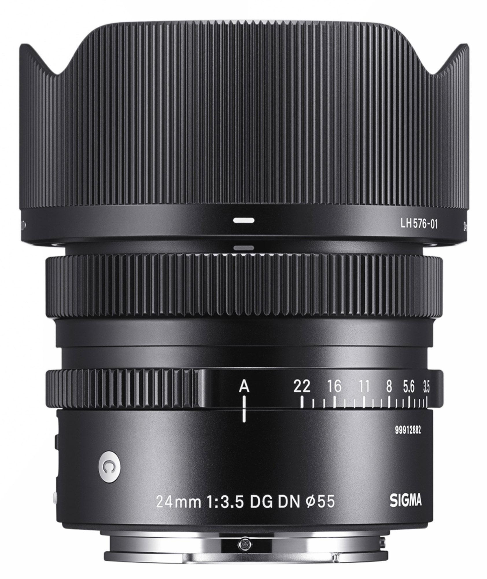 SIGMA Contemporary - 24 mm f./3.5 DG, IF, DN (Objektiv für Sony E-Mount, Schwarz)