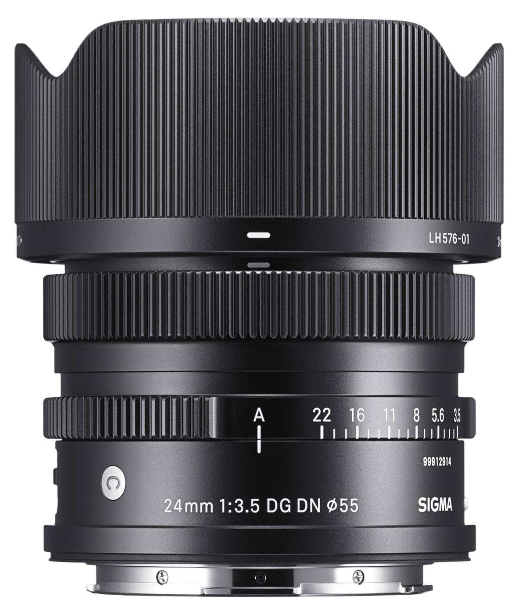SIGMA Contemporary - 24 mm f./3.5 DG, IF, DN (Objektiv für Sony E-Mount, Schwarz)