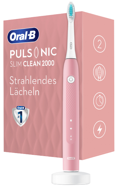 ORAL-B Pulsonic Slim Clean 2000 Pink Elektrische Schallzahnbürste Pink