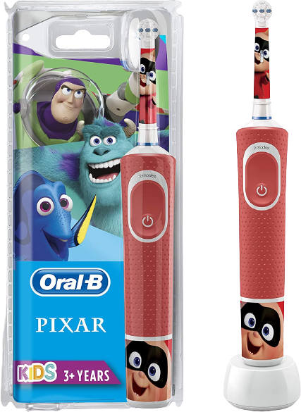 ORAL-B Zahnbürste Vitality 100 Kids Best of Pixar Pack CLS Zahnbürste Rot