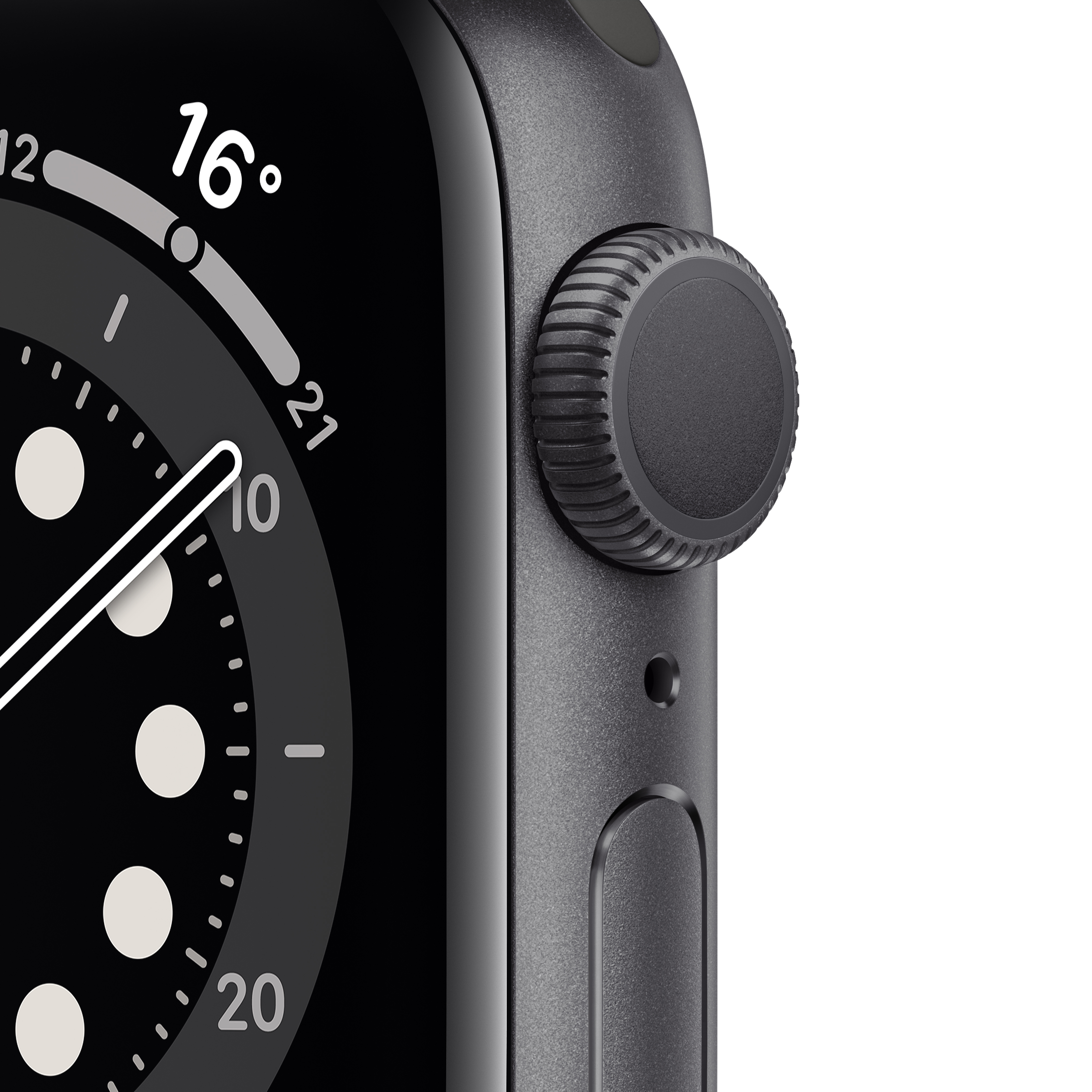 APPLE Watch Series 6 GPS, 40mm Aluminium Case Siyah Sport Band