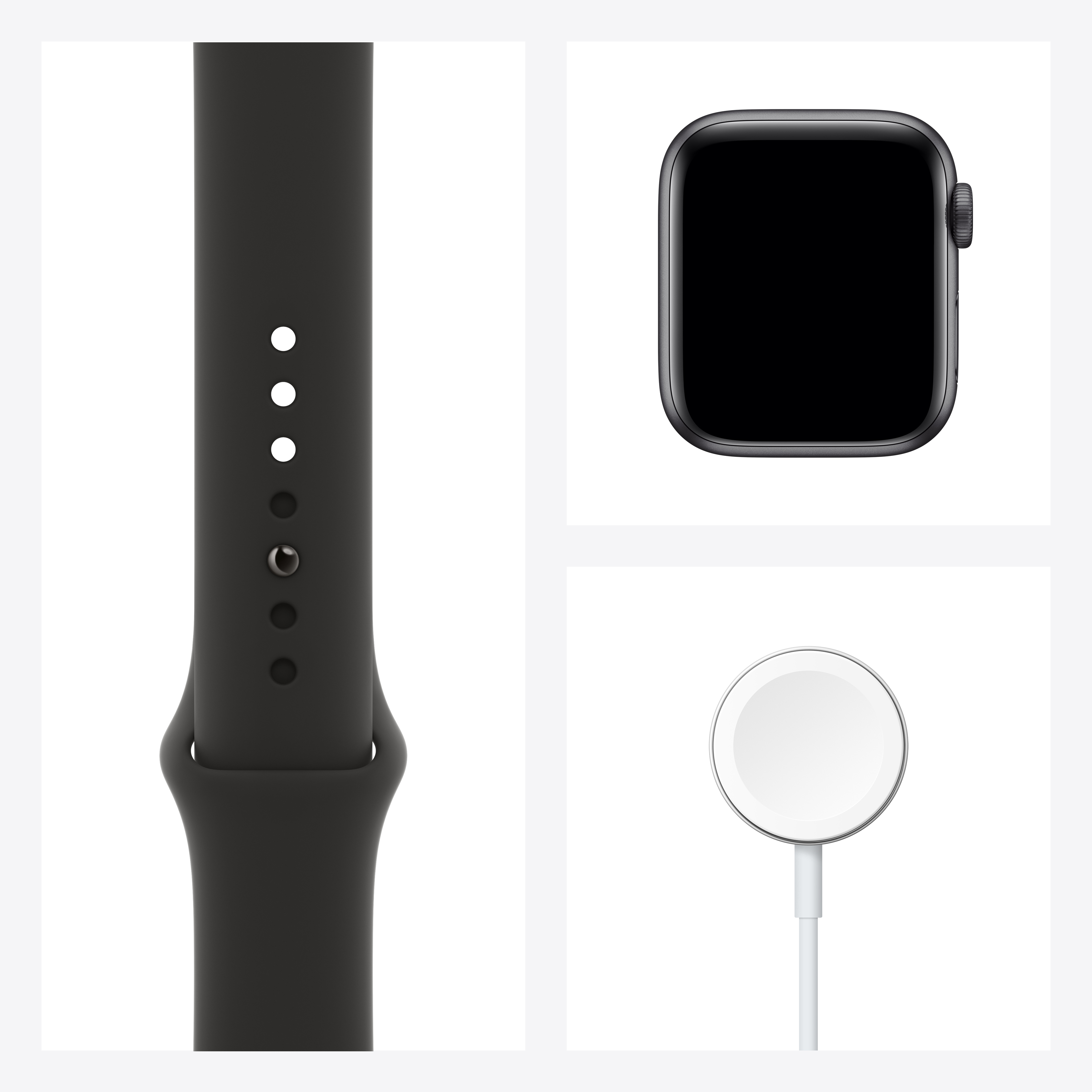 APPLE Watch Series 6 GPS, 40mm Aluminium Case Siyah Sport Band