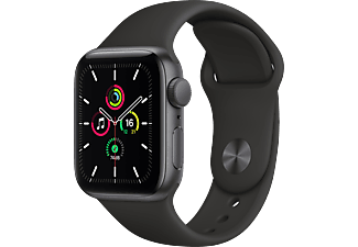 APPLE Watch SE GPS 40mm Aluminium Case Siyah Spor Kordon Akıllı Saat Uzay Grisi