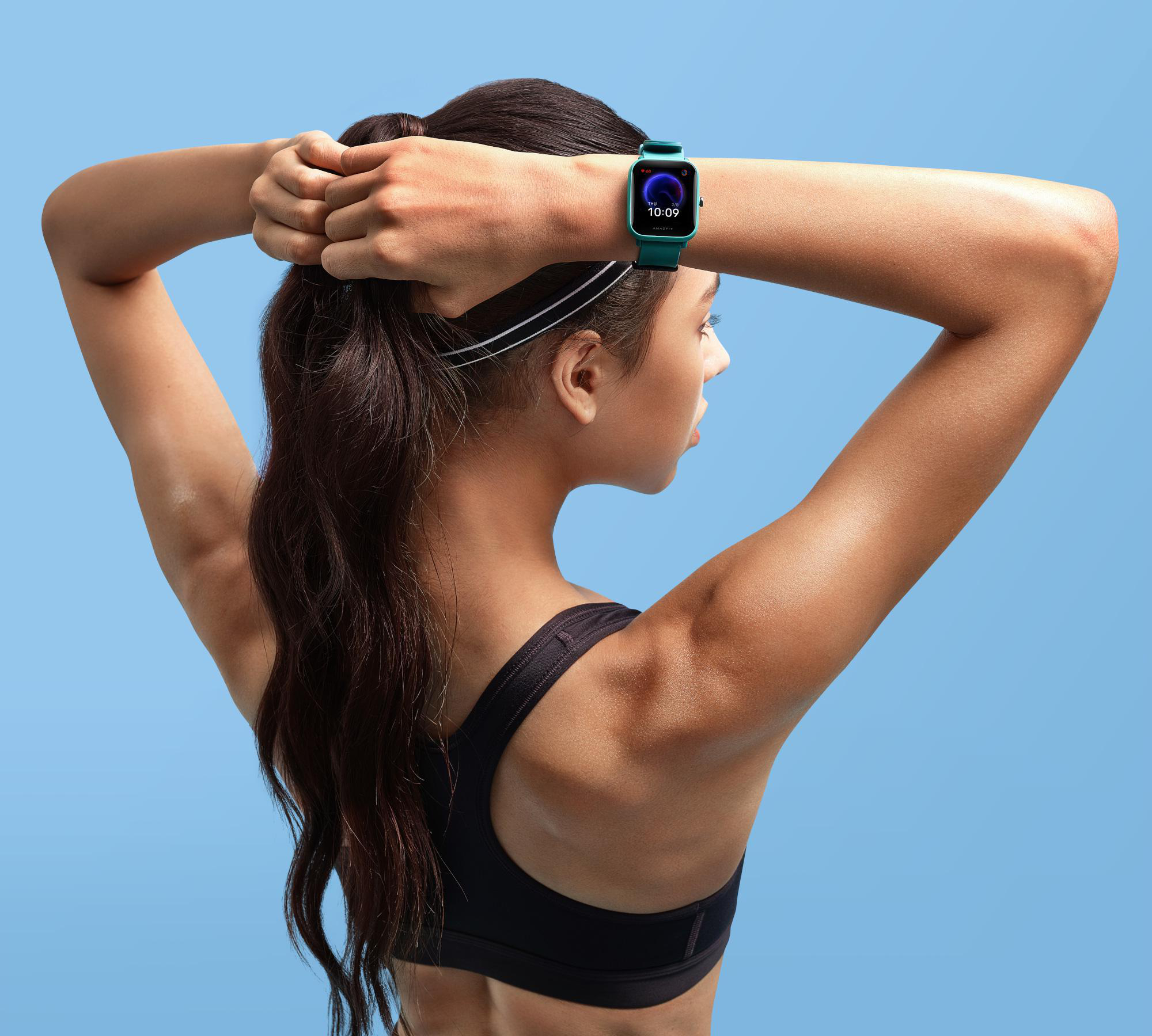 AMAZFIT Bip U Pro, Smartwatch, 85 mm + 120 mm, Green