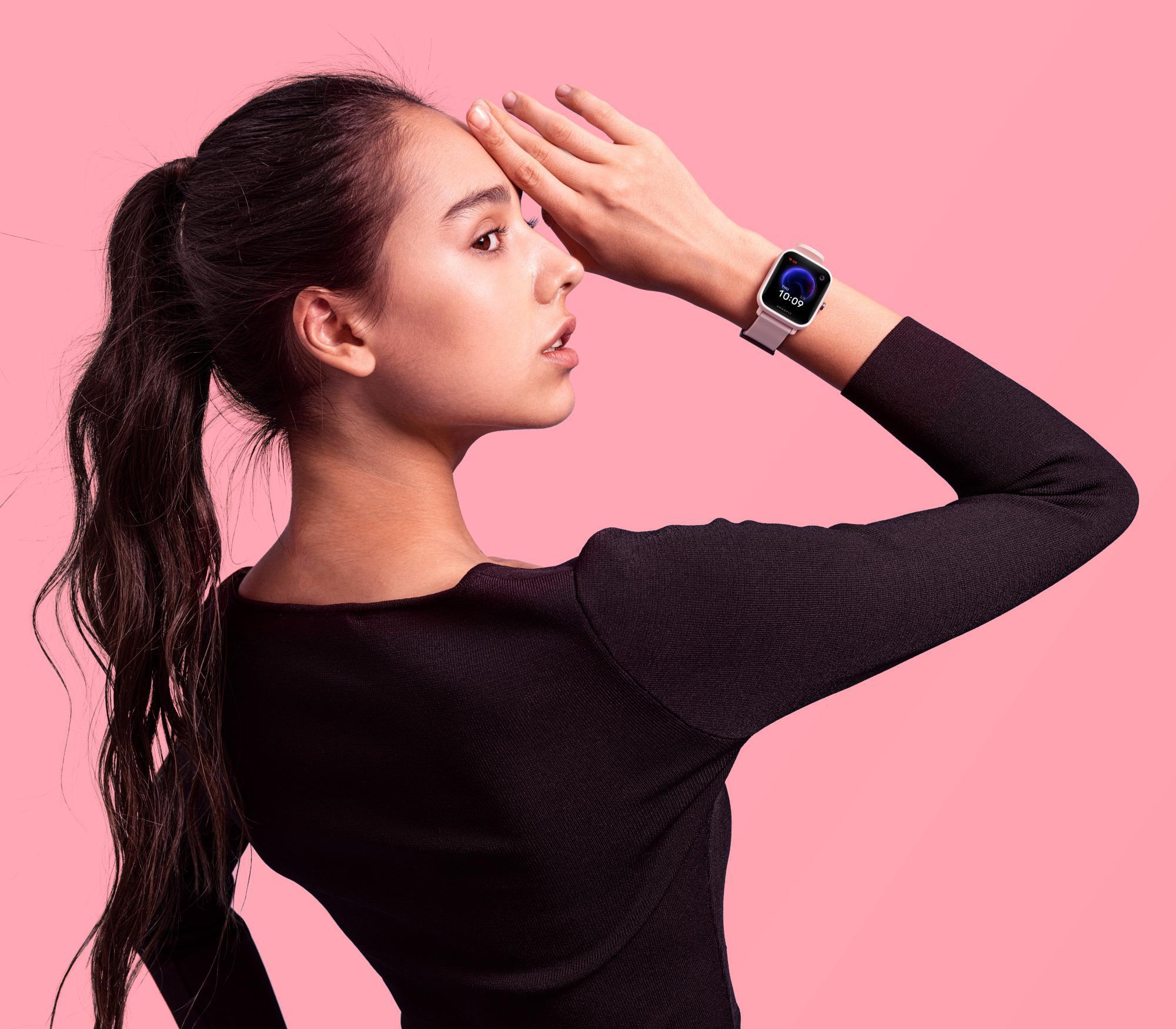 AMAZFIT Bip U, Smartwatch, 85 mm + 120 mm, Pink