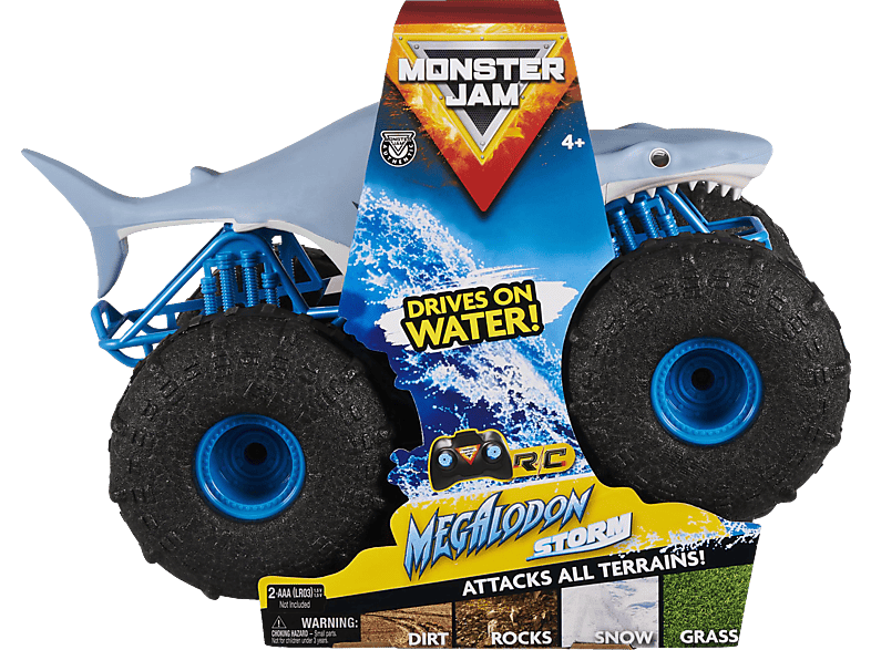 SPIN MASTER MJC Mehrfarbig Storm Megalodon Amphibienspielzeugfahrzeug
