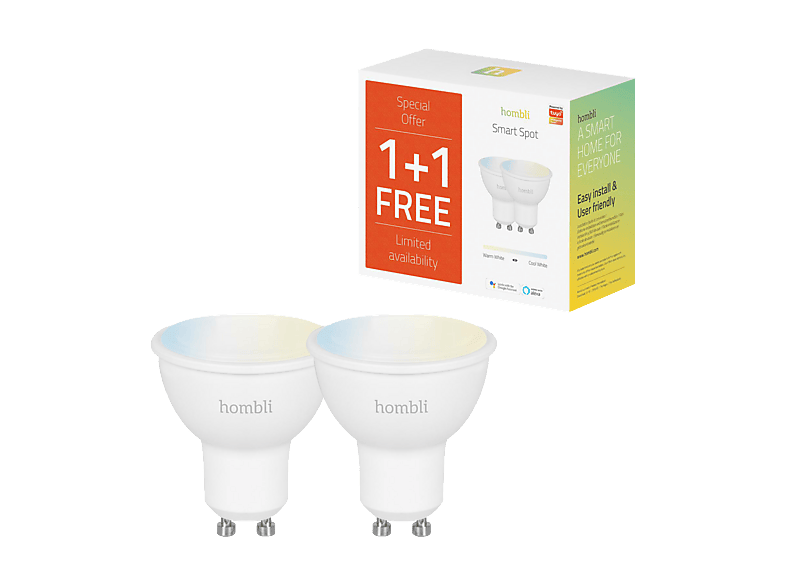 Hombli LED Leuchte/Spot HBPP-0104, 2er Set, Weiß — Foto 2 von 2