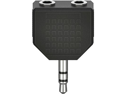 HAMA 00205191 ADAPTER AUX3 2XF/M - Adaptateur audio (Noir)