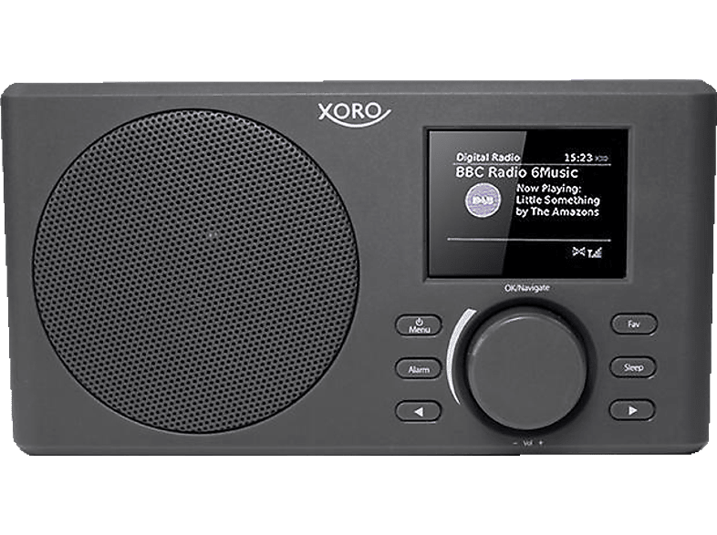 XORO DAB 150 IR Internetradio, Radio, DAB, Internet Grau