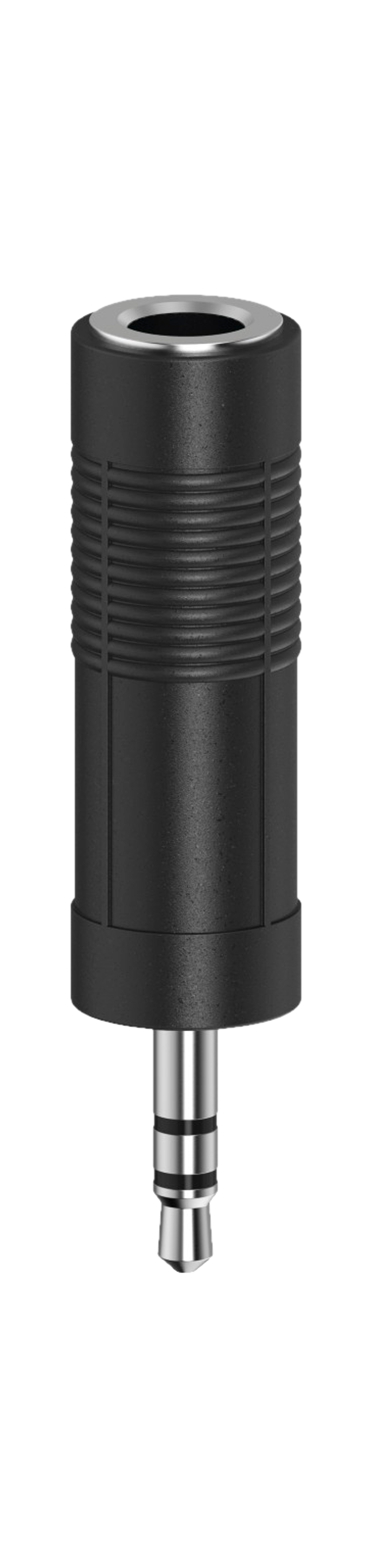 HAMA 205196 Audio-Adapter, 3,5-mm-Klinken-Stecker - 6,3-mm-Klinken-Kupplung, Stereo