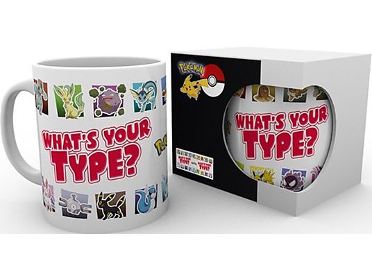GB EYE LTD Pokémon: My Type - Tasse (Blanc)