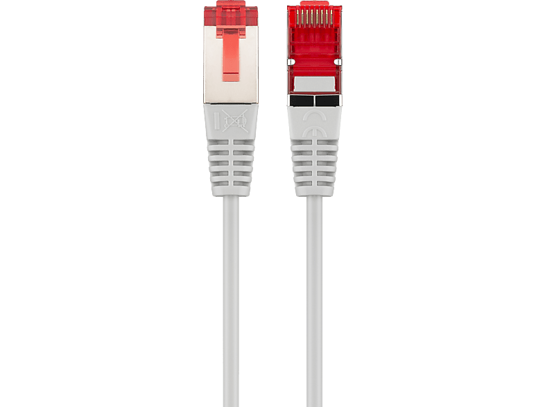 ISY Netzwerkkabel IPC-6015-1, 1.5m, Cat6, S/FTP, RJ-45, Weiß