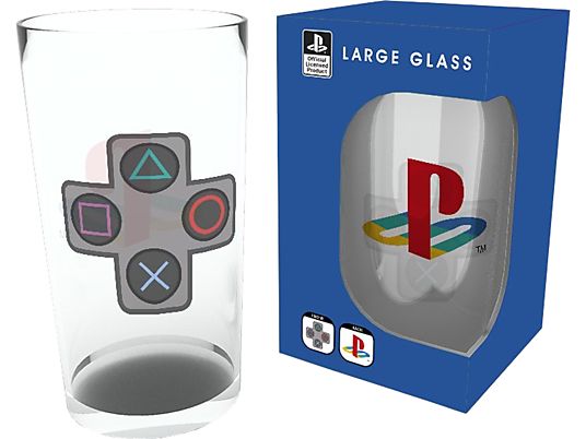 GB EYE LTD PlayStation: Buttons - Trinkglas (Transparent)