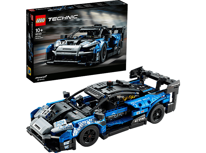 LEGO 42123 McLaren Senna GTR™ Bausatz, Blau/Schwarz