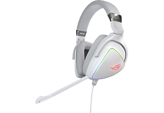 ASUS ROG Delta White Edition Gamer mikrofonos fejhallgató RGB