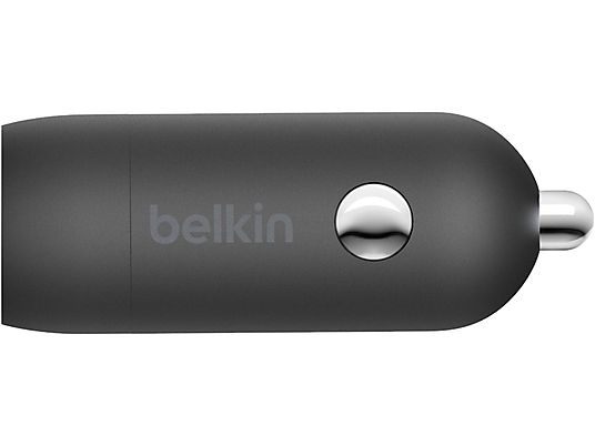 BELKIN Boost Charge 20 W - Chargeur de voiture USB-C (Noir)