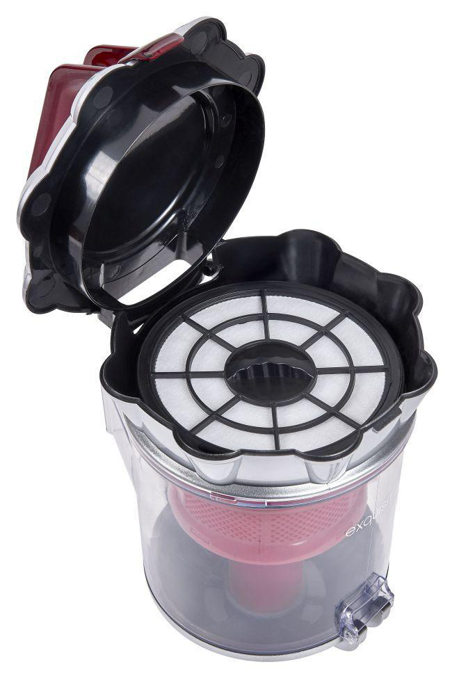EXQUISIT BP 6401 SI Bodenstaubsauger mit Akku Staubsauger, maximale Leistung: 130 Watt