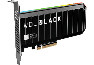 WESTERN DIGITAL BLACK AN1500 NVMe (PCIe 3.0 x8) - Festplatte (SSD, 4 TB, Schwarz)