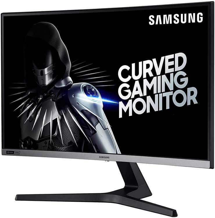 Monitor gaming - Samsung LC27RG50FQUXDU, 27" FHD, Curvo, 4 ms, 240Hz, G-Sync Ready, Eye Saver, HDMI, Gris