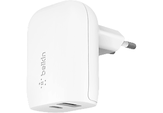 BELKIN Boost Charge 32 W - Caricabatteria USB-C + USB-A (Bianco)