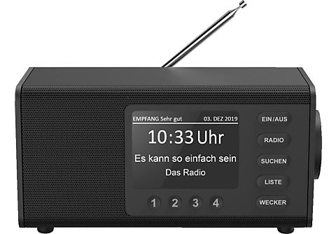HAMA DR1000DE Digitalradio, FM, DAB, DAB+, Schwarz Digitalradio in Schwarz  kaufen | SATURN
