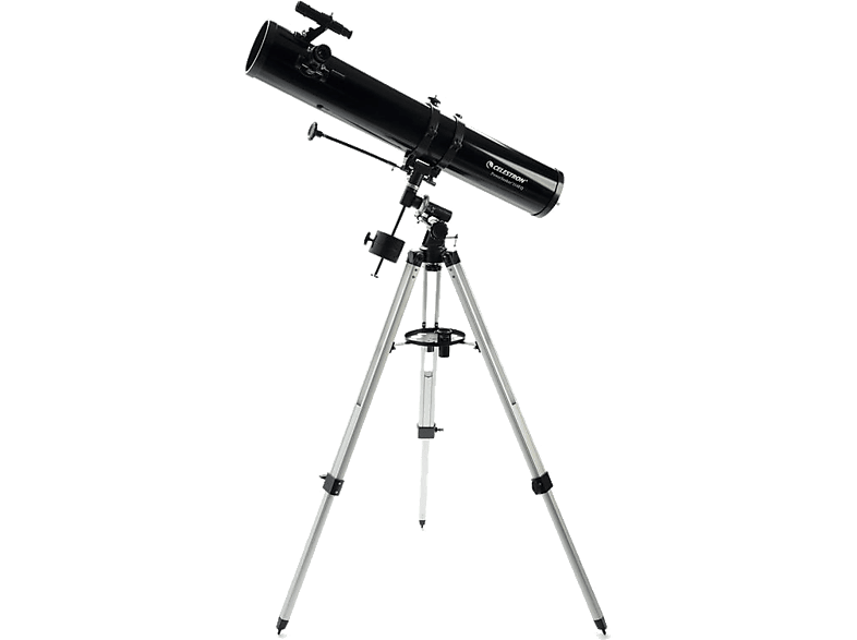 CELESTRON Powerseeker 114 EQ Ay Takip Motoru ve Telefon Adaptör Hediyeli Teleskop Siyah