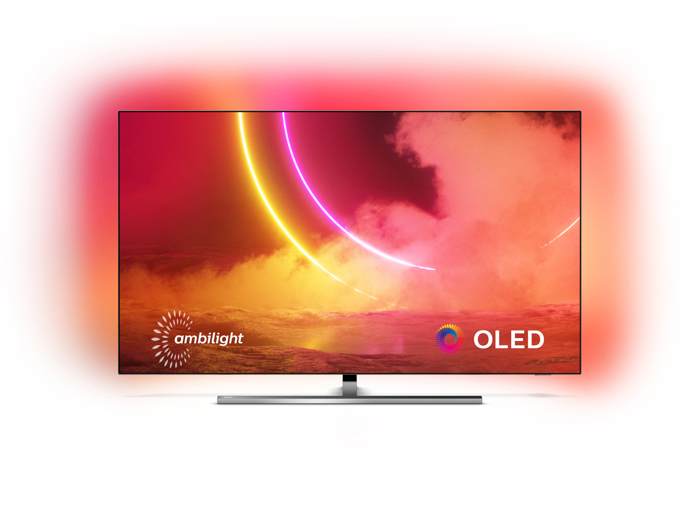 PHILIPS 55OLED855/12 OLED TV (Flat, 55 Zoll / 139 cm, OLED 4K, SMART TV, Ambilight, Android TV™ 9 (Pie))