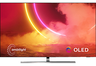PHILIPS 55OLED855/12 OLED TV (Flat, 55 Zoll / 139 cm, OLED 4K, SMART TV, Ambilight, Android TV™ 9 (Pie))