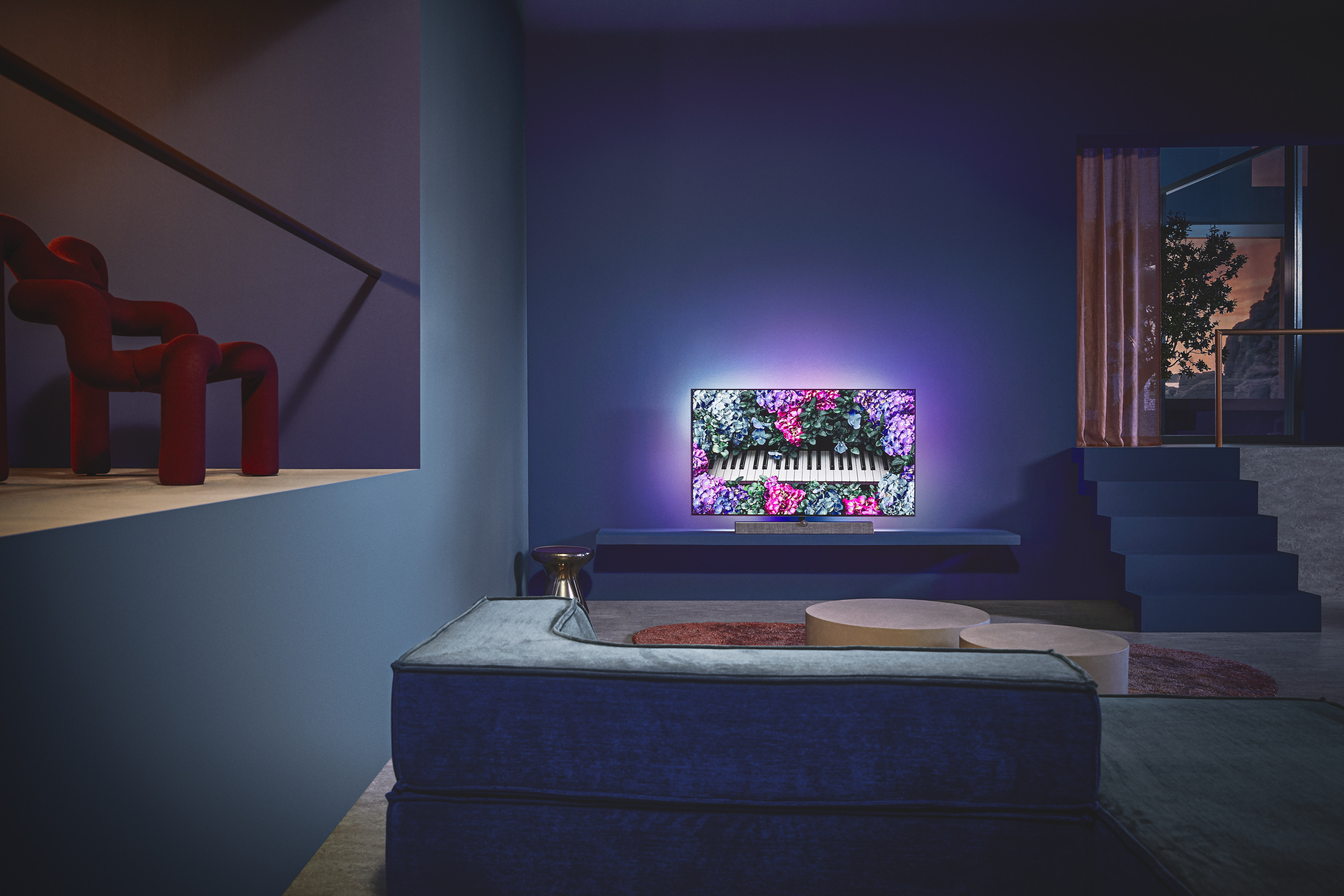 PHILIPS 65OLED935/12 OLED TV (Flat, 65 Zoll / 164 cm, OLED 4K, SMART TV, Ambilight, Android TV™ 9 (Pie))