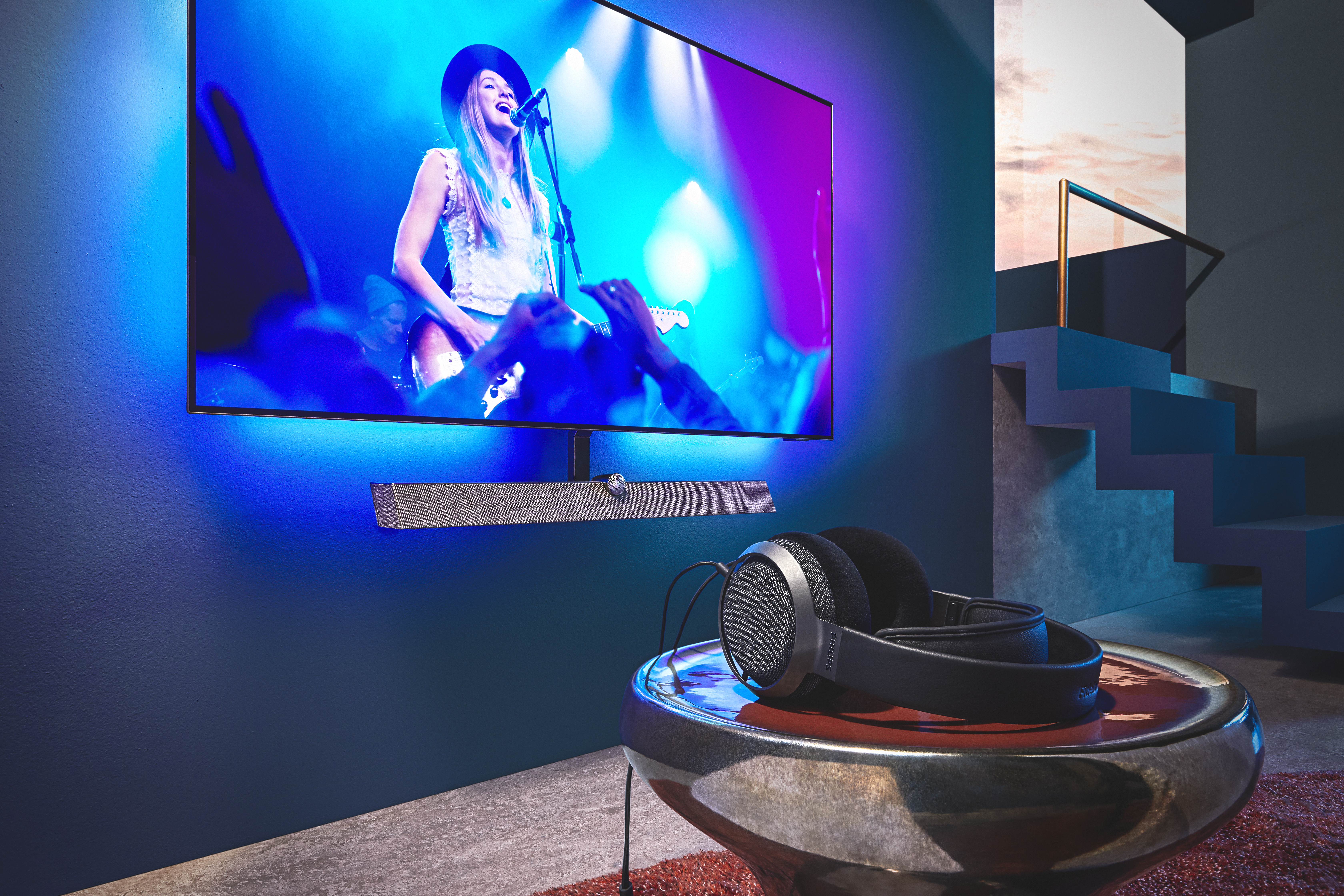 PHILIPS 48OLED935/12 OLED TV (Flat, 48 Zoll / 121 cm, OLED 4K, SMART TV, Ambilight, Android TV™ 9 (Pie))