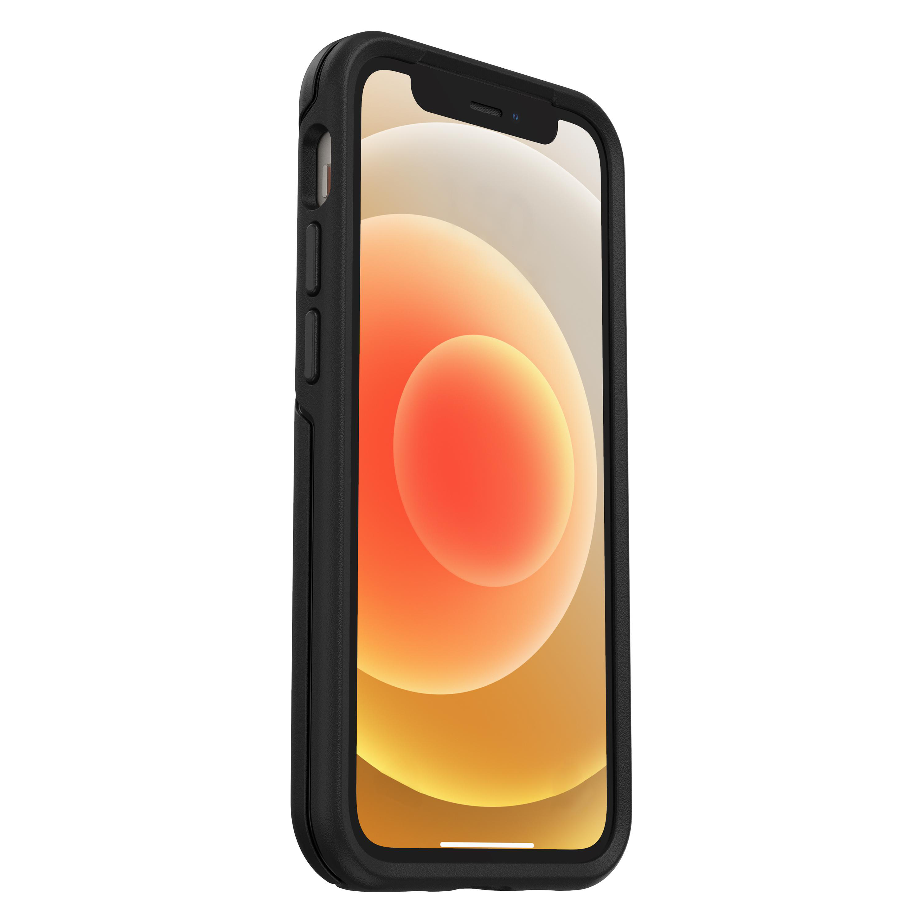 OTTERBOX Otter+Pop Symmetry Series, Backcover, Apple, iPhone 12 Mini, Schwarz