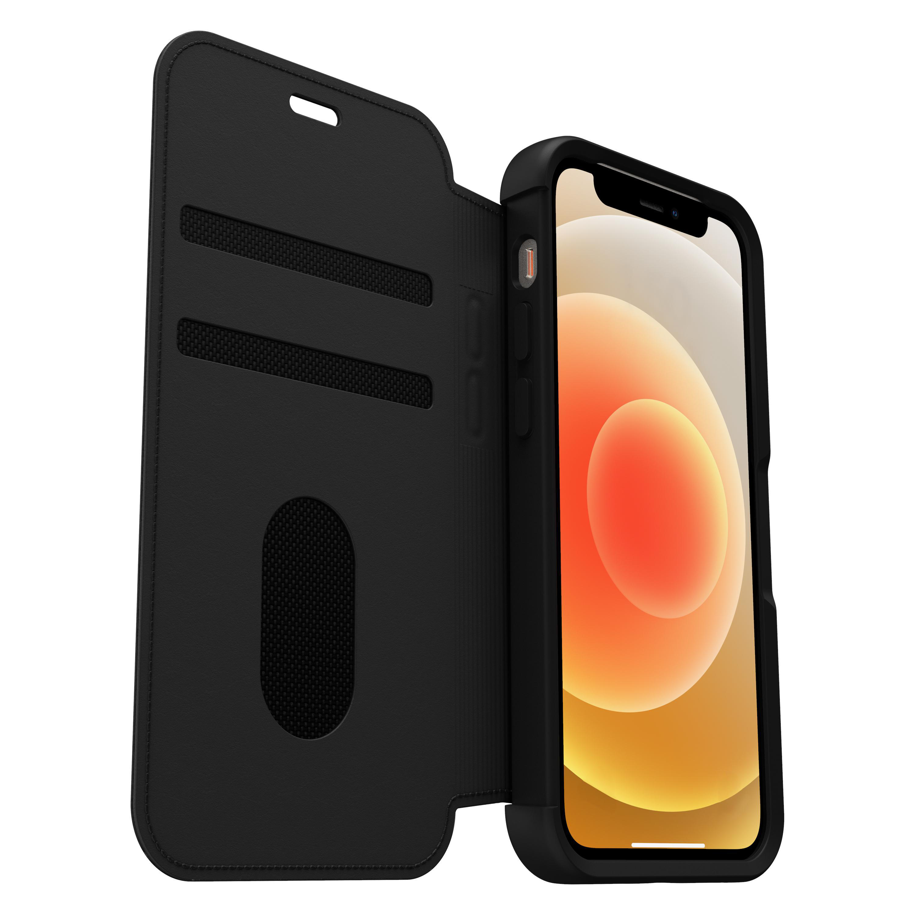 OTTERBOX Strada , Backcover, Apple, iPhone 12 Mini, Schwarz