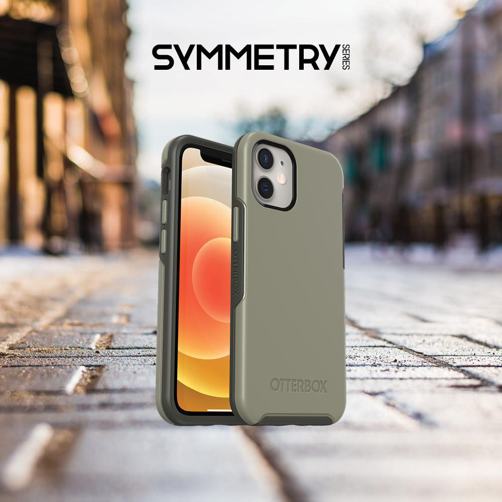 OTTERBOX Symmetry, Backcover, Apple, iPhone 12 Mini, Grau
