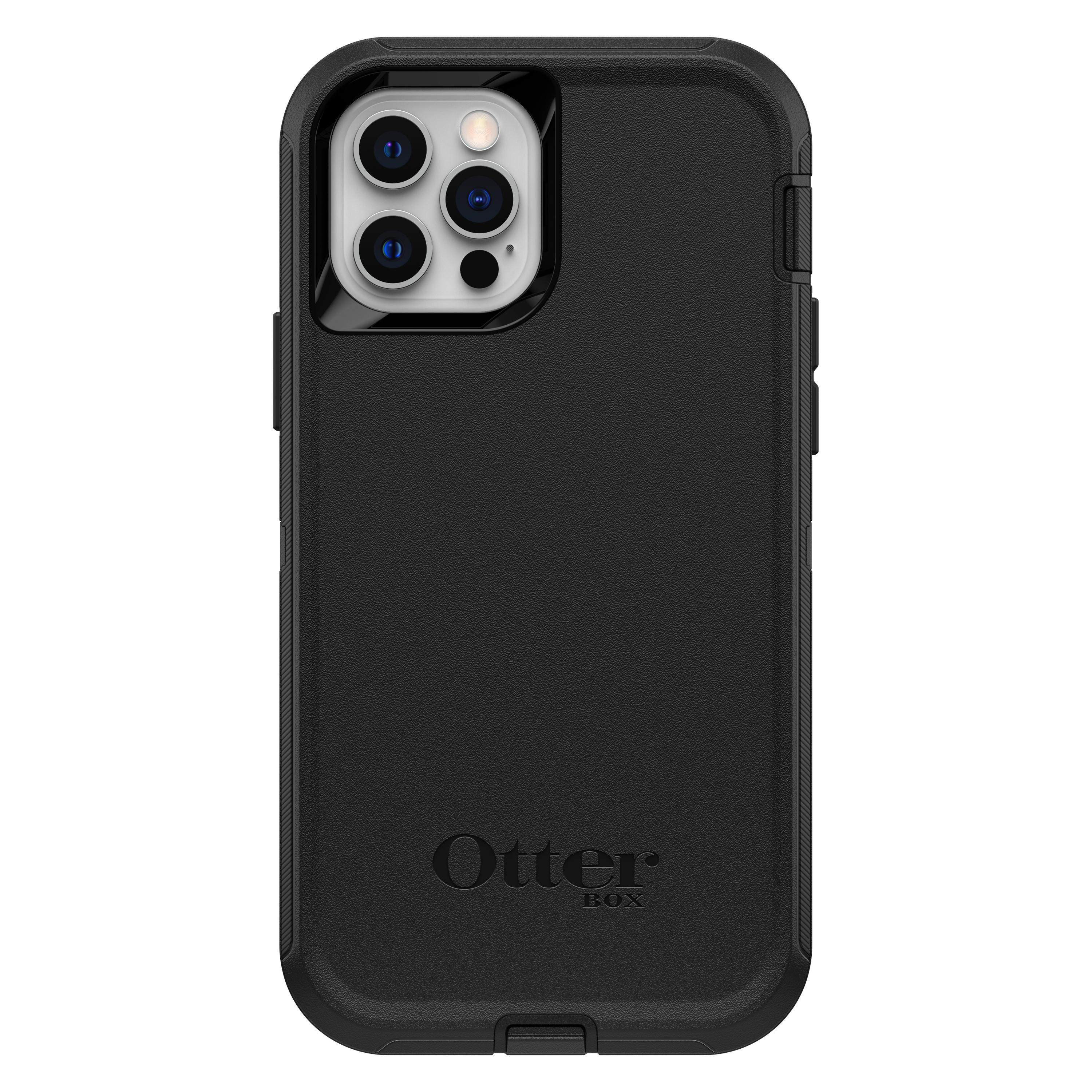OTTERBOX Defender, Backcover, Apple, iPhone 12, iPhone 12 Pro, Schwarz