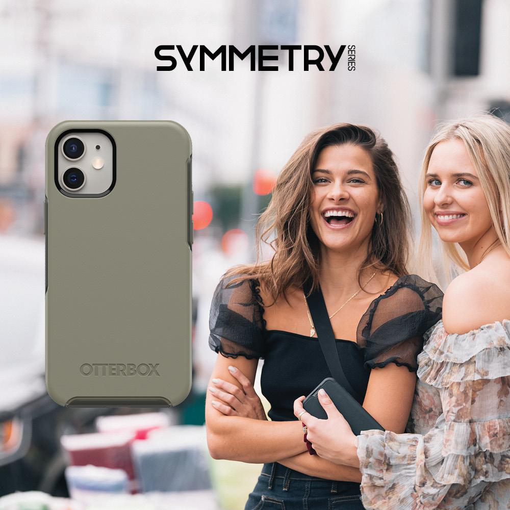 OTTERBOX Symmetry, Backcover, Apple, iPhone 12 Mini, Grau
