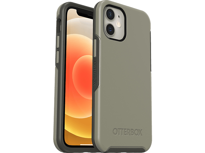OTTERBOX Symmetry, Backcover, Apple, 12 Mini, Grau iPhone