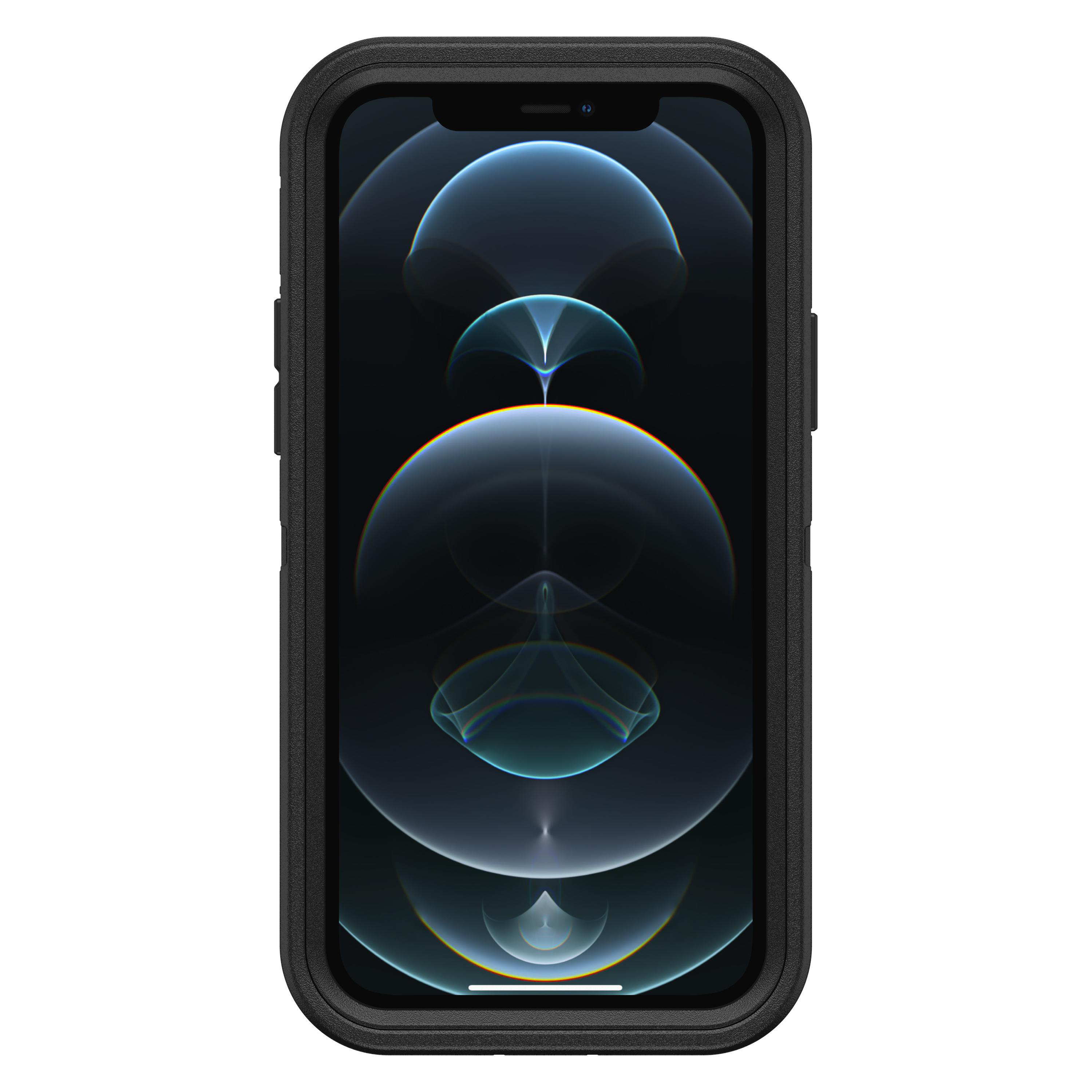 OTTERBOX Defender, Backcover, Apple, iPhone 12, iPhone 12 Pro, Schwarz